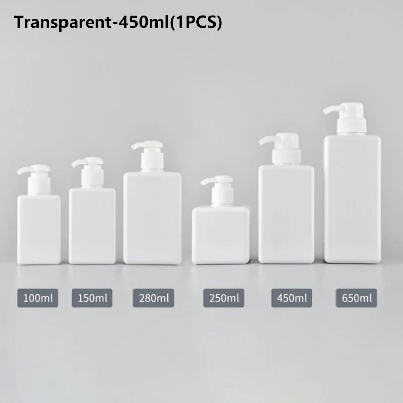 100-650ml Square Bottle Liquid Soap Whipped Mousse Points Bottling Shampoo Lotion Shower Gel Pump Bottlesnding Soap Dispenser