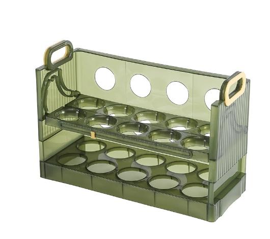 

Холодильник Ящик для хранения яиц Портативная многослойная корзина для яиц Контейнер-органайзер Домашний холодильник Кухонные принадлежности Гаджеты