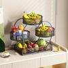 Heart-shaped 3-layer Fruit Basket,countertop Fruit and Vegetable Basket Bowl, Suitable for Display Racks of Bread,snacks,fruits,cupcakes,candies,etc