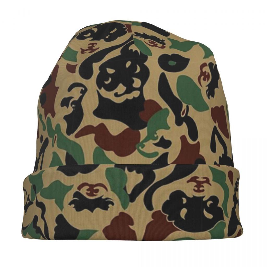 Cute Pet Chihuahua Camouflage Beanies Skullies Caps Merch Man New Arrival Beanies Hats