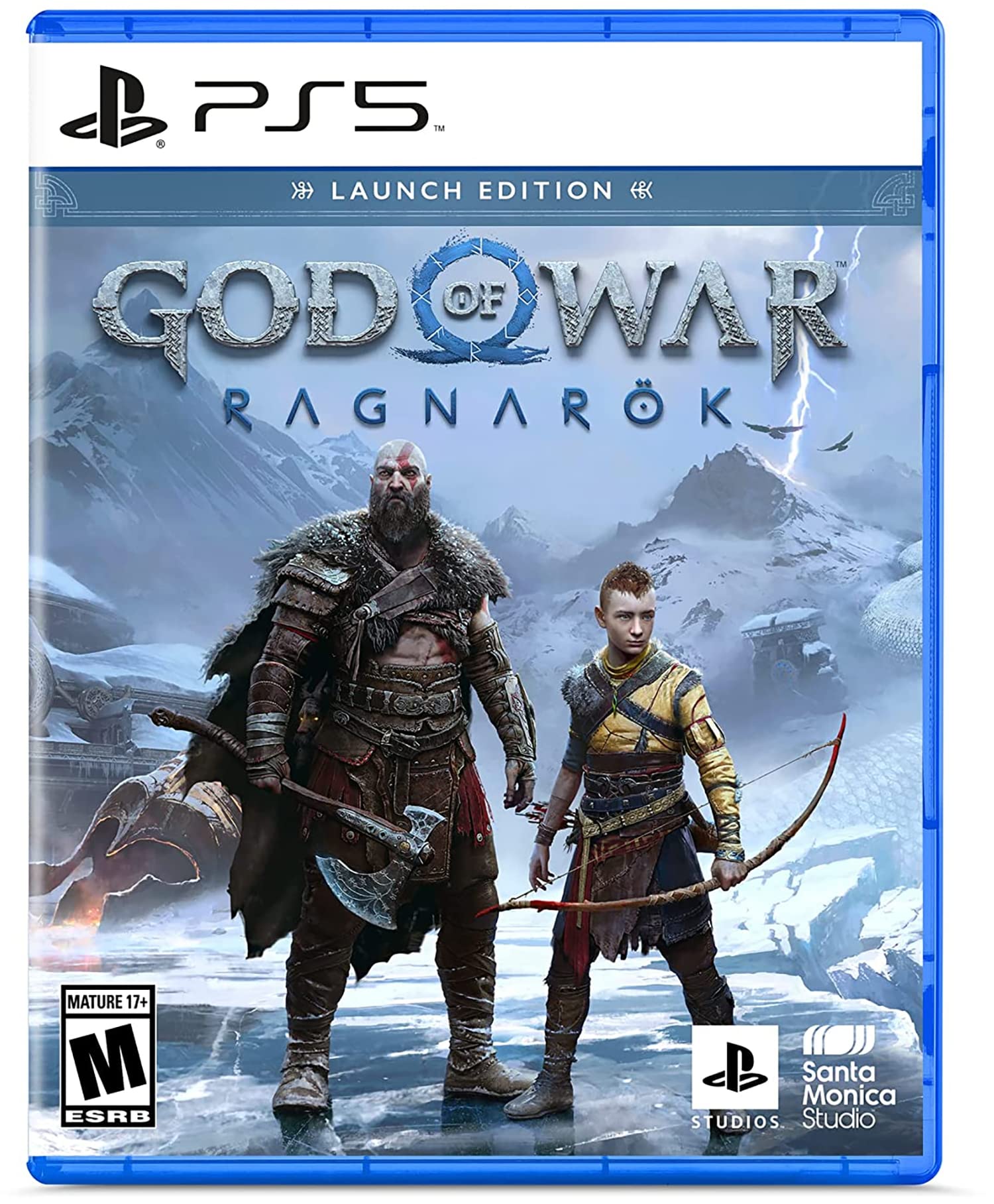 God of War Ragnarok Launch Edition Север PS5 - (Импортированная Америка) - синий