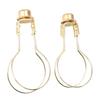 Bulb Clip Adapter Metal Wire Rust Proof Clip On Bulb Lampshade Holder with Finial Top for Table Lamp Floor Lamp 2pcs