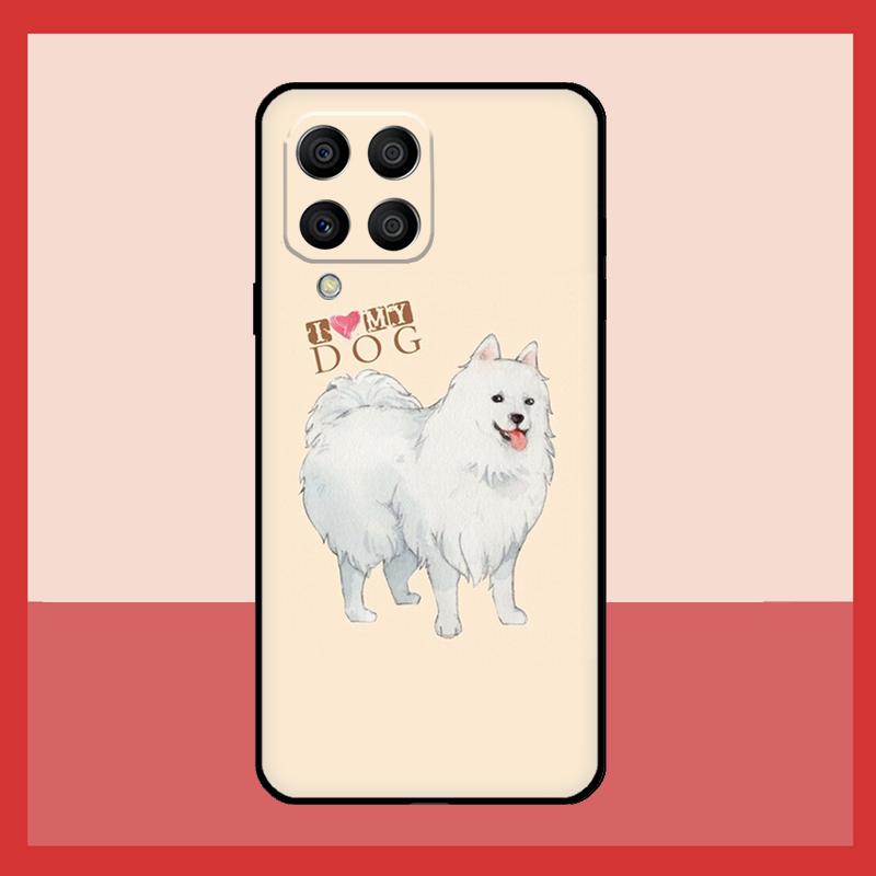 Japanese Spitz Dog Case For Samsung Galaxy M11 M31 M14 M34 M54 M12 M32 M52 M15 M13 M06 M16 M36 M56 M53 M35 M55