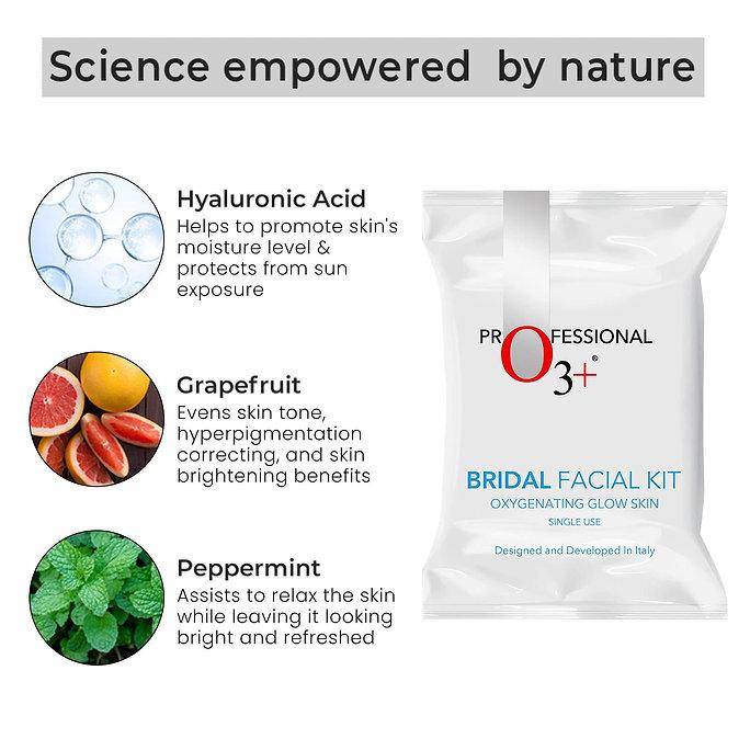 O3+ Bridal Facial Kit Oxygenating Glow Skin 81gm