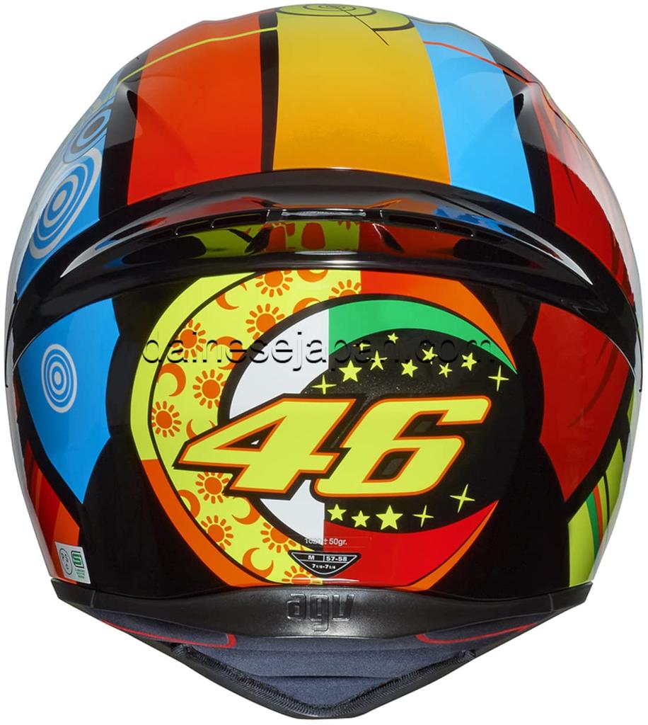 AGV K1 ELEMENTS Full Face Motorcycle XL Size Helmet, (61-62cm), 028190IY018-XL
