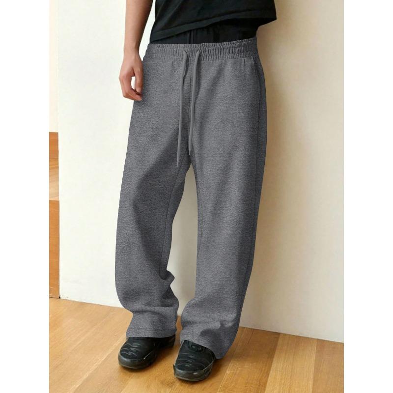 Large Size Velvet Thickened Men's Sweatpants Casual Running Pants Autumn and Winter Couple Sports Trousers
