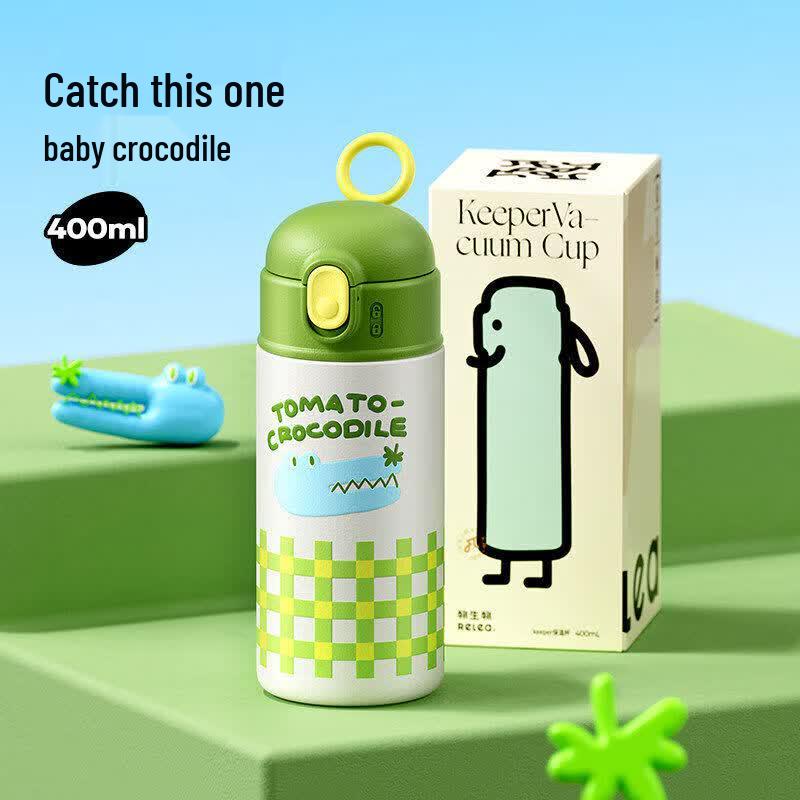 RELEA Kids 316L Stainless Steel Insulated Straw Water Bottle