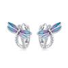 Elegant Insect Earrings For Women Butterfly Dragonfly Ladybug Hoops Sophisticated Dangle Ear Jewelry