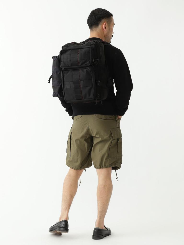 Beams Plus BRIEFING Exclusive DT Pouch Tote Bag, Men's, Black, Size 0, 38610043106