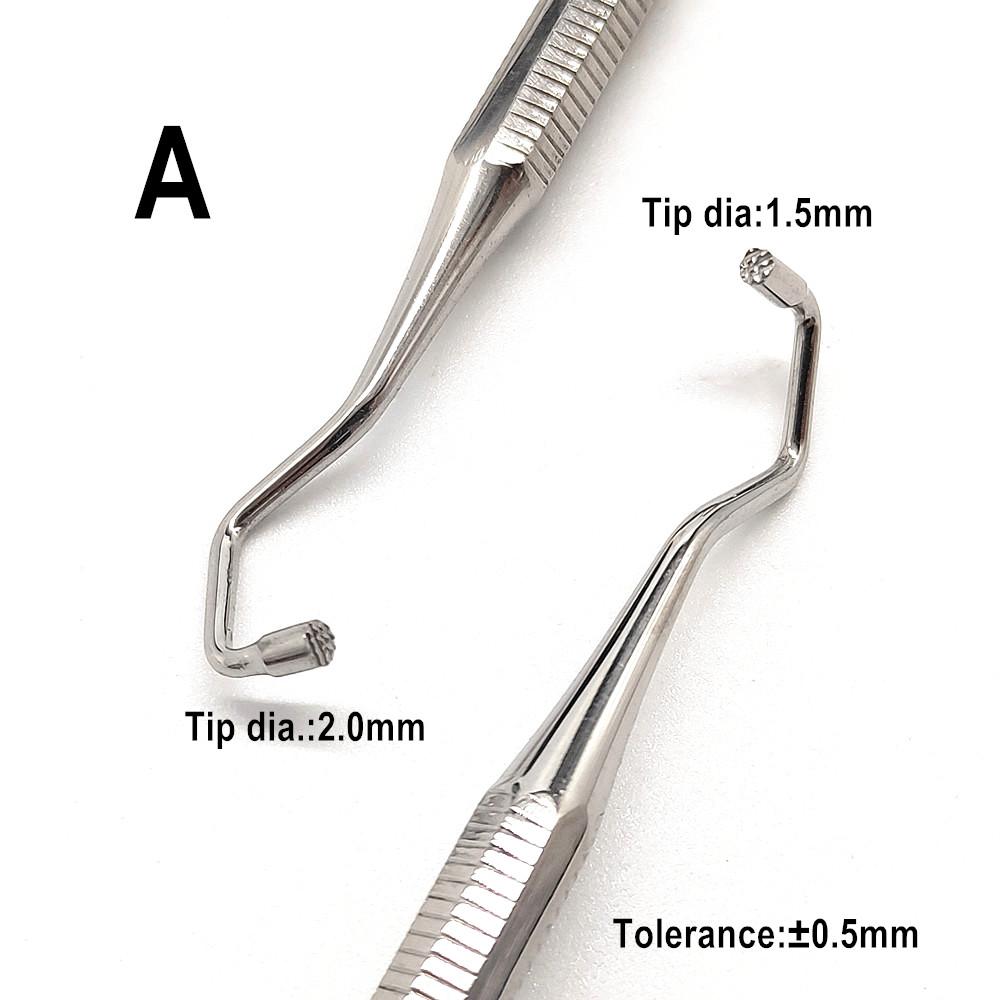 Dental Silver Amalgam Filler Instrument Bone Powder Filling Delivery Device Dental Implant Extraction Tool Burnisher Plugger
