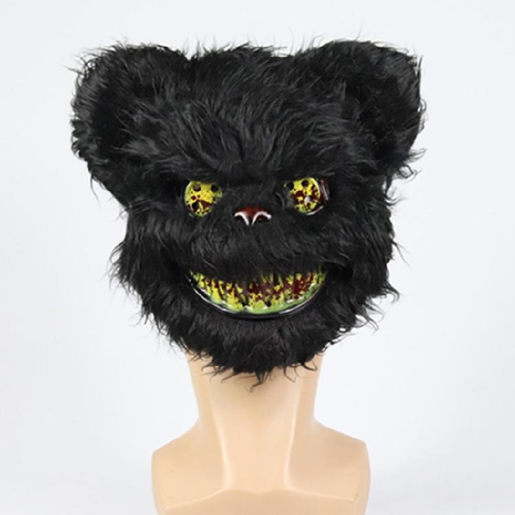 Adults Unisex Horror Halloween Cute Bear Wolf Panda for Cat Bloody Plush for Hea