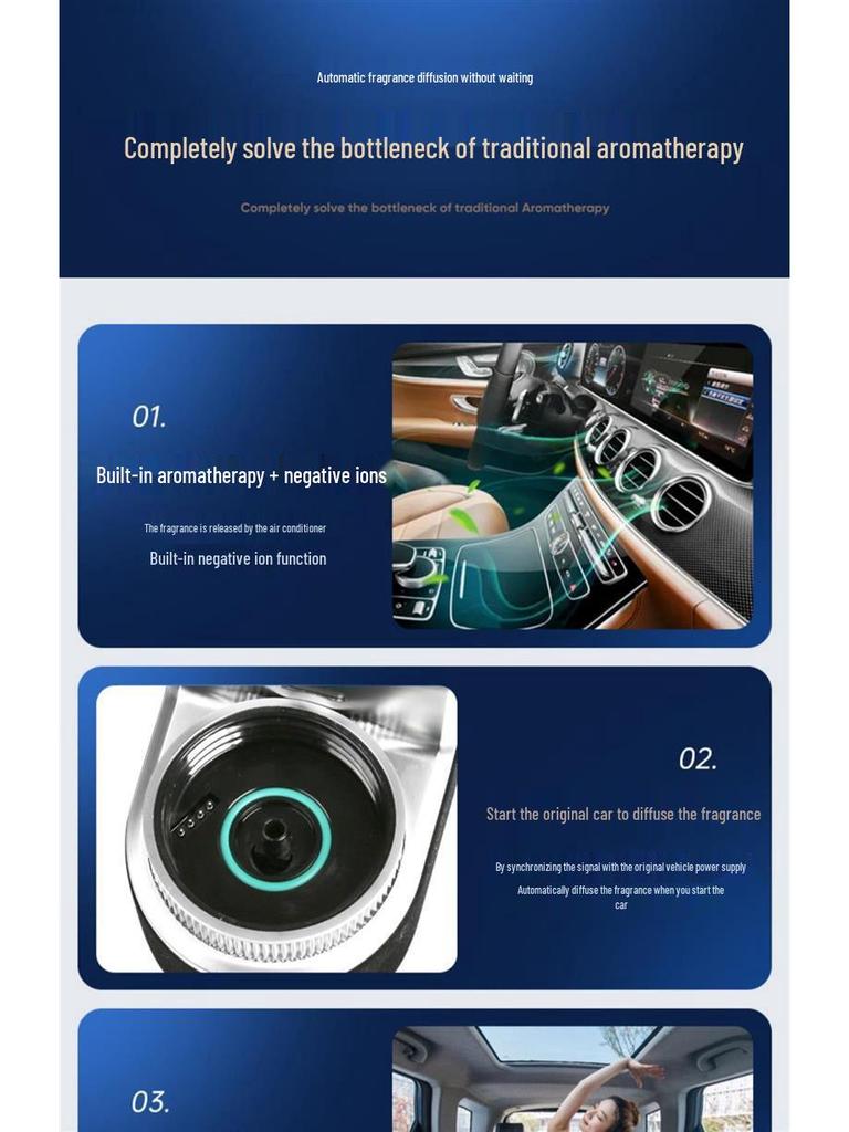 Haval Car Interior Aromatherapy Ion Perfume System for H6, Big Dog, H9, First Love, F7, Chitu, Divine Beast Models