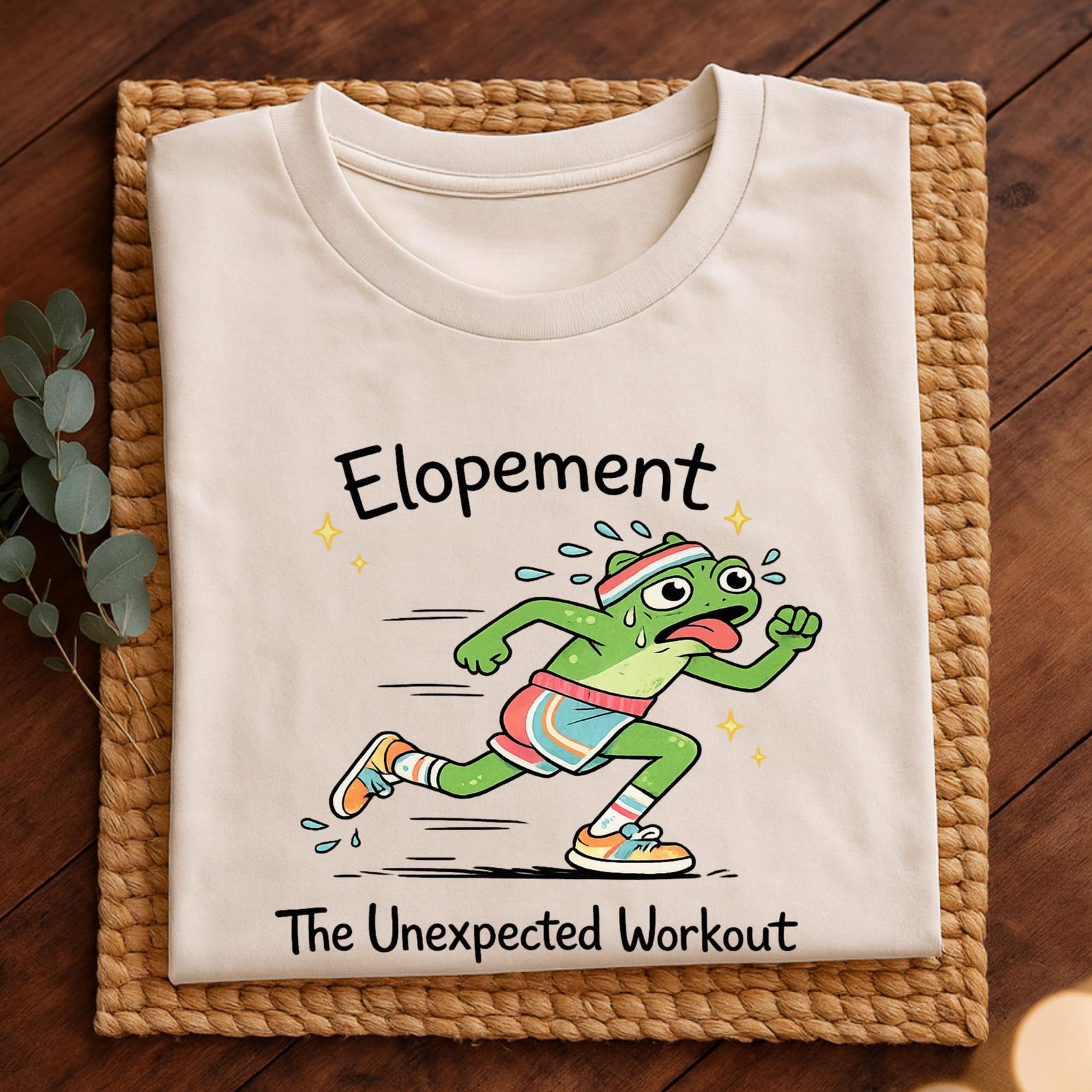 Funny Elopement Frog Shirt, Special Education Teacher Gift, Autism Awareness Tee, The Unexpected Workout, SPED Teacher Humor Shirt. 4XL