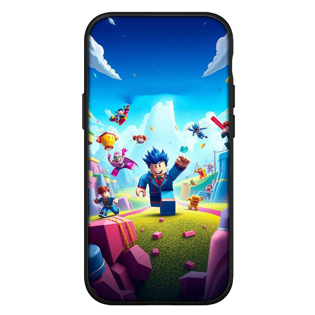 For Motorola Moto Edge 70 60 50 G54 G24 G15 G86 Samsung Galaxy S25 iPhone 17 16 15 Xiaomi Redmi Note 14 13 Pro Max Phone Case Cartoon R-Robloxs Cover