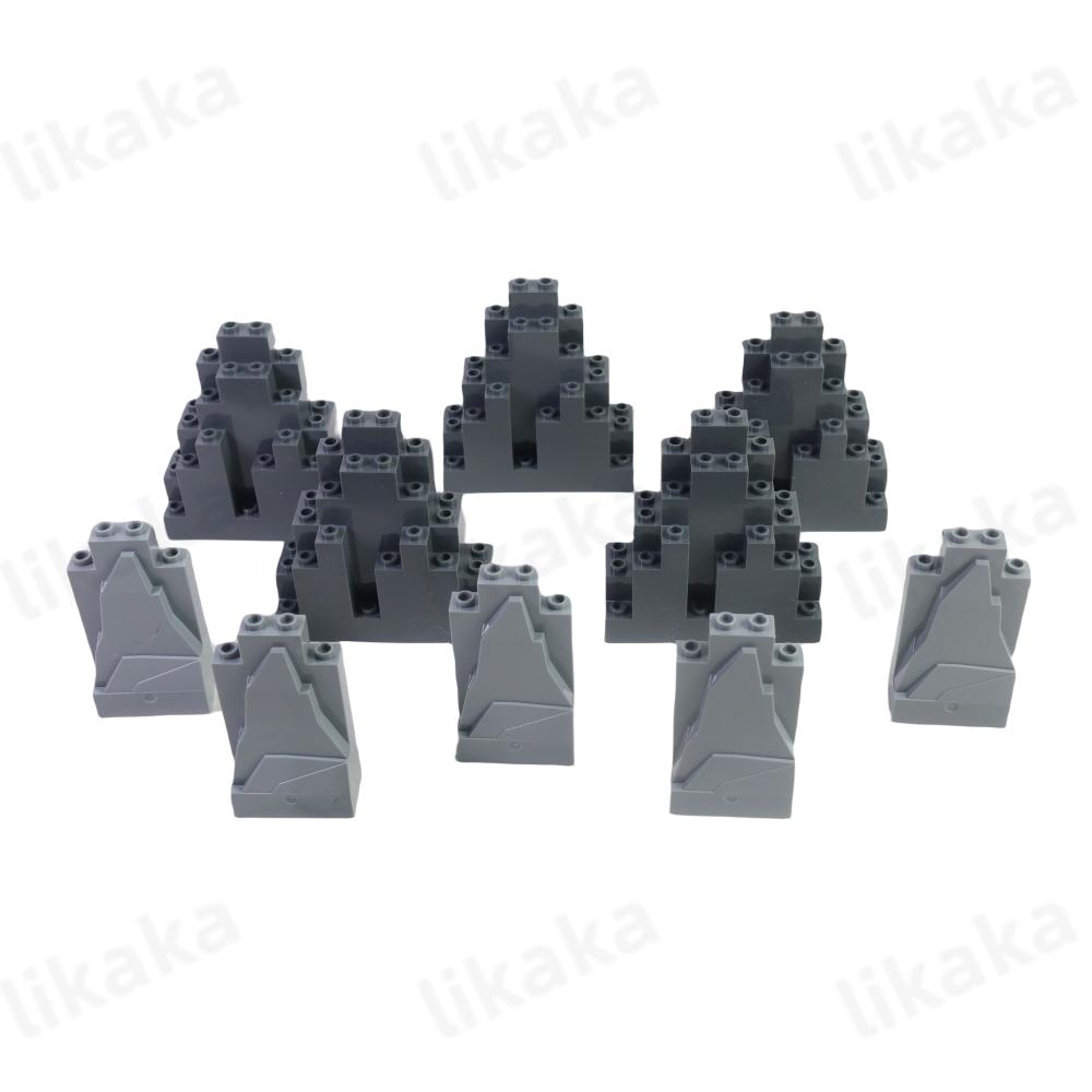10 KUSŮ Hory Kopce MOC Stavebnice Hračky Kompatibilní Městské Doplňky Modelové Kostky DIY Hračka Dílky pro Děti Kluci Dárky