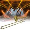 summina Alto Trombone, Brass, Gold Lacquer, Bb Tone, B Flat, with Cuprontel Mouthpiece and Cleaning Stick Case (Gold)