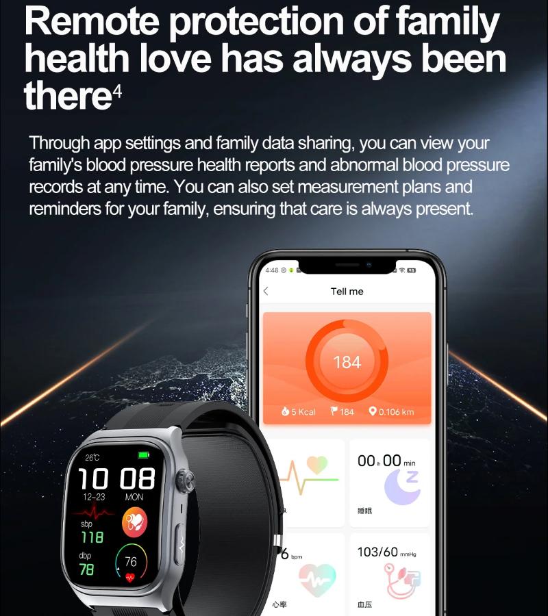 2025 New Sapphire Glass Air Pump Airbag Test Three High Smart Watches Men ECG Heart Rate Blood Pressure Health Tracker Smartwatch