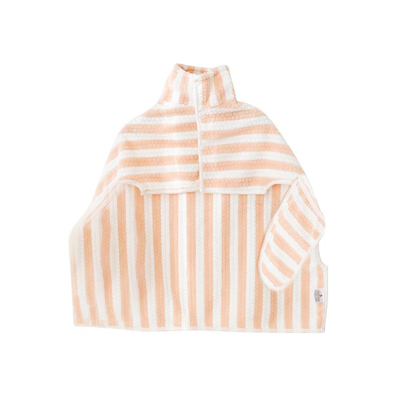 

Dog Bath Robe Absorbent Quick Dry Towel for Golden Retriever Shiba Inu Cat Pet Drying Robe After Bath Soft Coral Fleece Pet Bath Towel S розовый