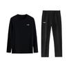 Plain Simple Lightweight Breathable Loose Cotton Soft Round Neck Pullover Sweatshirt Casual Sports Suit Unisex Sweatshirt YTLV059-1+AKLV197-1