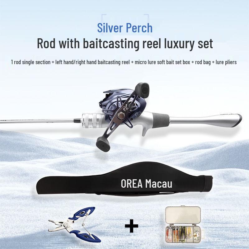AuKa Silver Perch Mackerel UL Outdoor Beginner Lure Rod (No Reel)