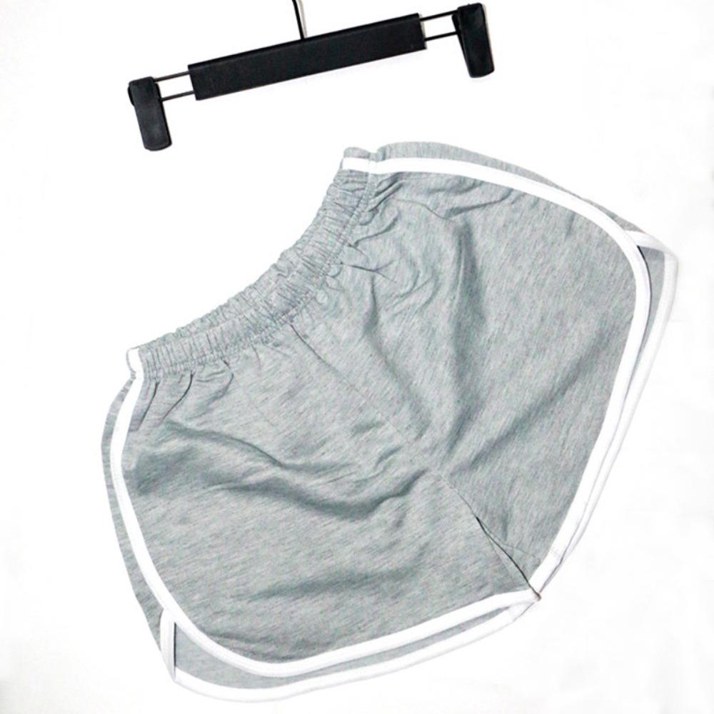 Pantaloncini da Donna a Vita Media Dolphin Vestibilità Slim Pantaloni da Ginnastica Morbido Poliestere Bordino a Contrasto Micro Elasticizzati Estivi Casual Yoga Pantaloncini da Spiaggia