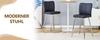 101cm High Black PU Material Bar Stool Two-Piece Set: Ergonomic Backrest, Comfortable and Stylish