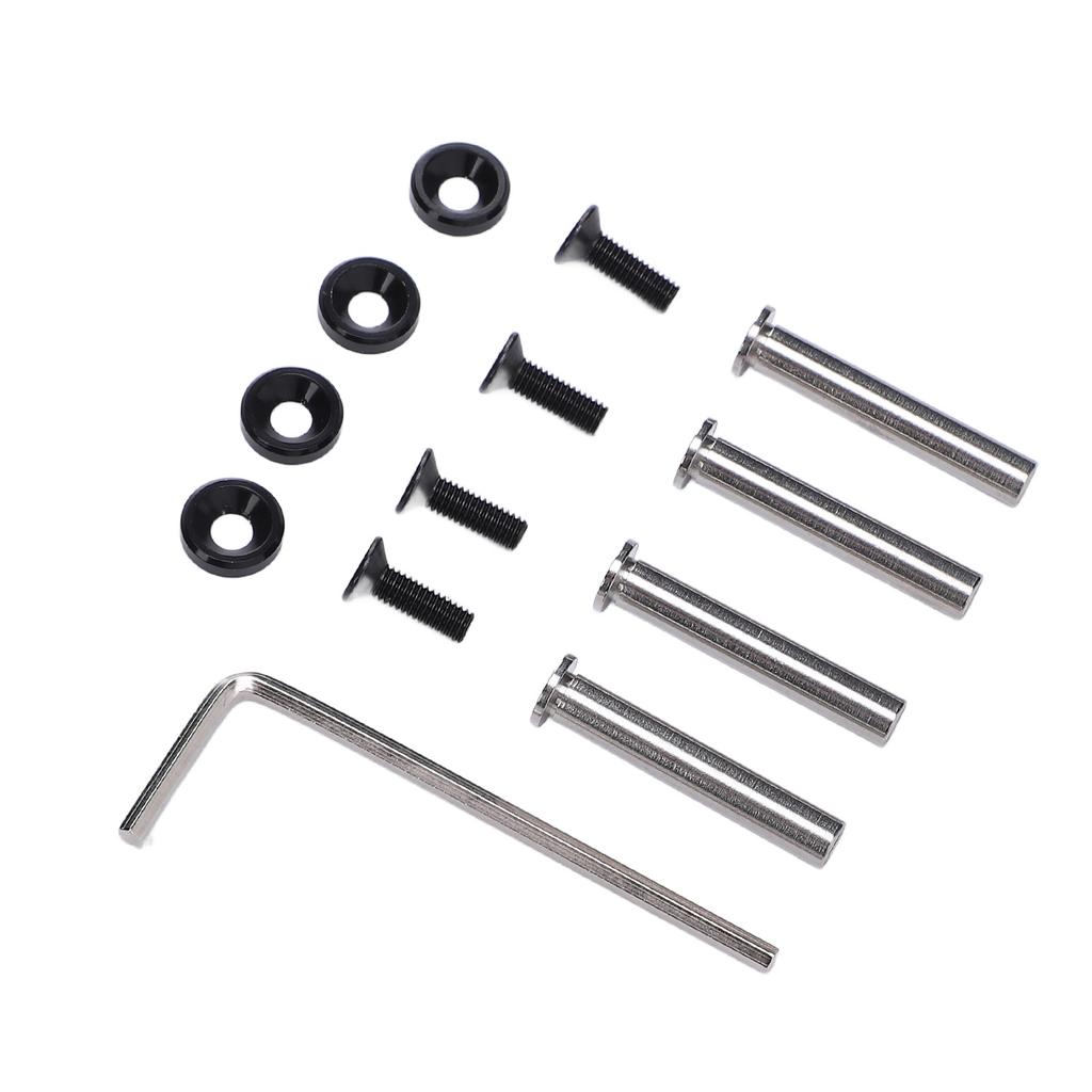 Computer Case Fan Screws Color Anodizing CPU Fan Screws Stainless Steel PC Cooling Fan Mount Screws Kit with Washers