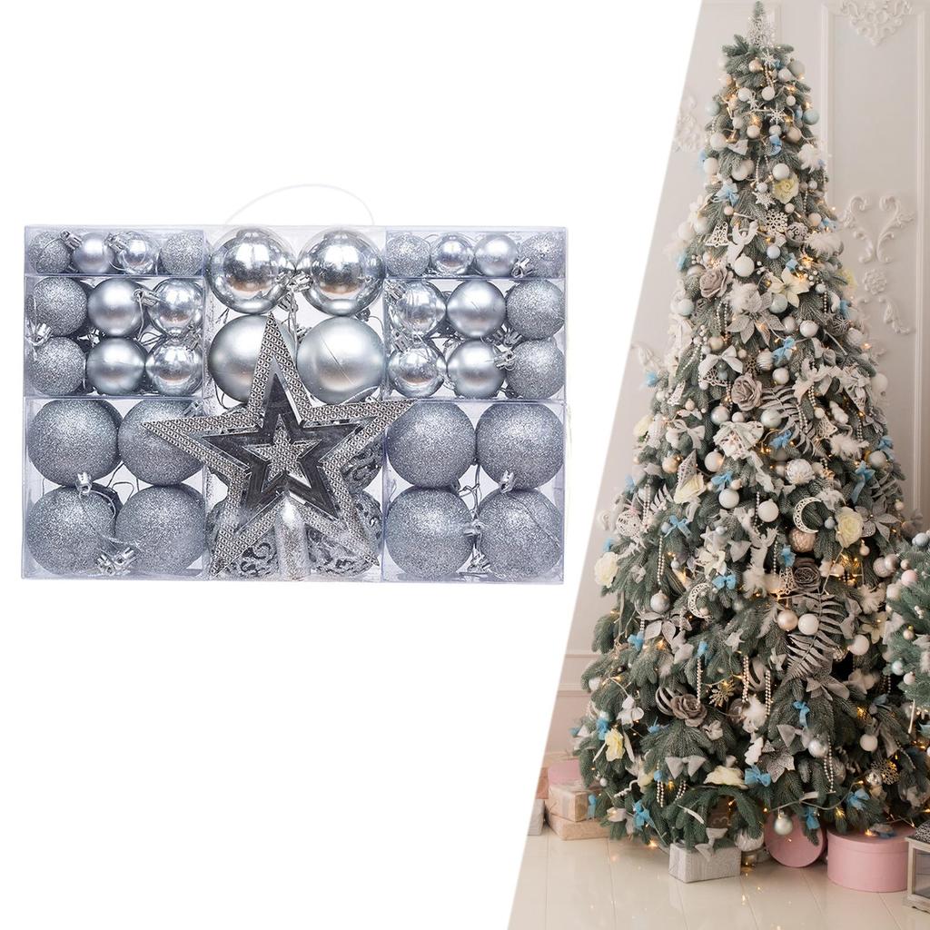 101 Stück Weihnachtsbaumkugeln DIY Bastel-Deko Anhänger Leichter Baumspitzen-Stern für Zuhause Verlobung Thanksgiving Café Feiertage