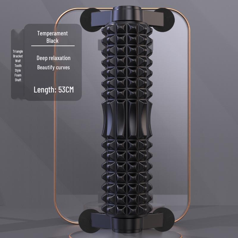 Absorbable Foam Roller Stand for Muscle Relaxation and Meridian Dredging Yoga Exercises.