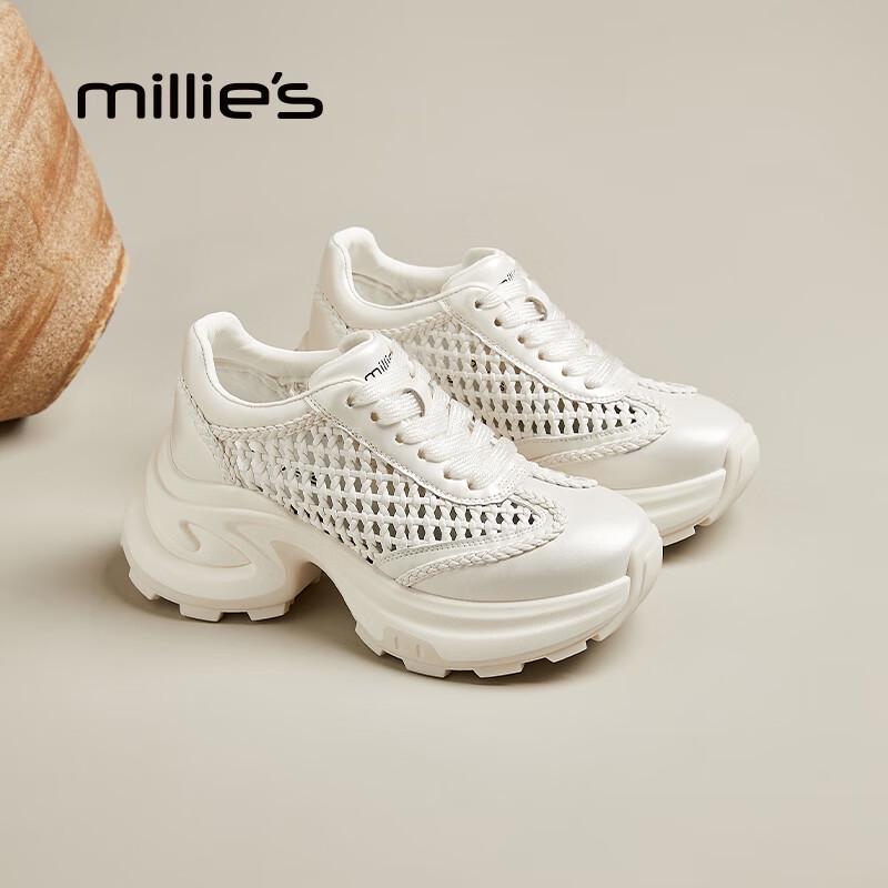 Millies Women s Breathable Mesh Platform Sneakers EU 37