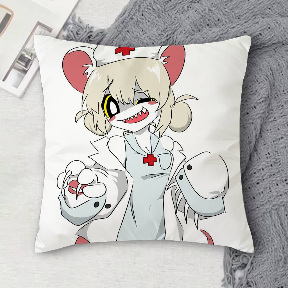 Terrible Mouse Double-Sided Printed Square Decorative Cushion Cover For Sofa Living Room Home Decor