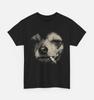 Funny Dog Smoking Cigarette Meme Graphic Tee Unisex Cotton T-Shirt