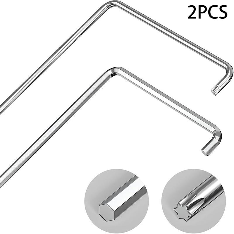 

2Pcs 4Mm Inside Hexagonal Wrench For Versatile For Window Fittings Adjustment Tool Set-Curved For Bicycle For Windows