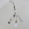 Elegant Beaded Mobile Phone Lanyard Handmade Beaded Keyring Accessory for Women