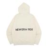 New Era Sweatshirt mit Originalgröße SW PO HOODIE NE1920 OAT Logo, Baumwolle, Haferflockenfarbe, L,