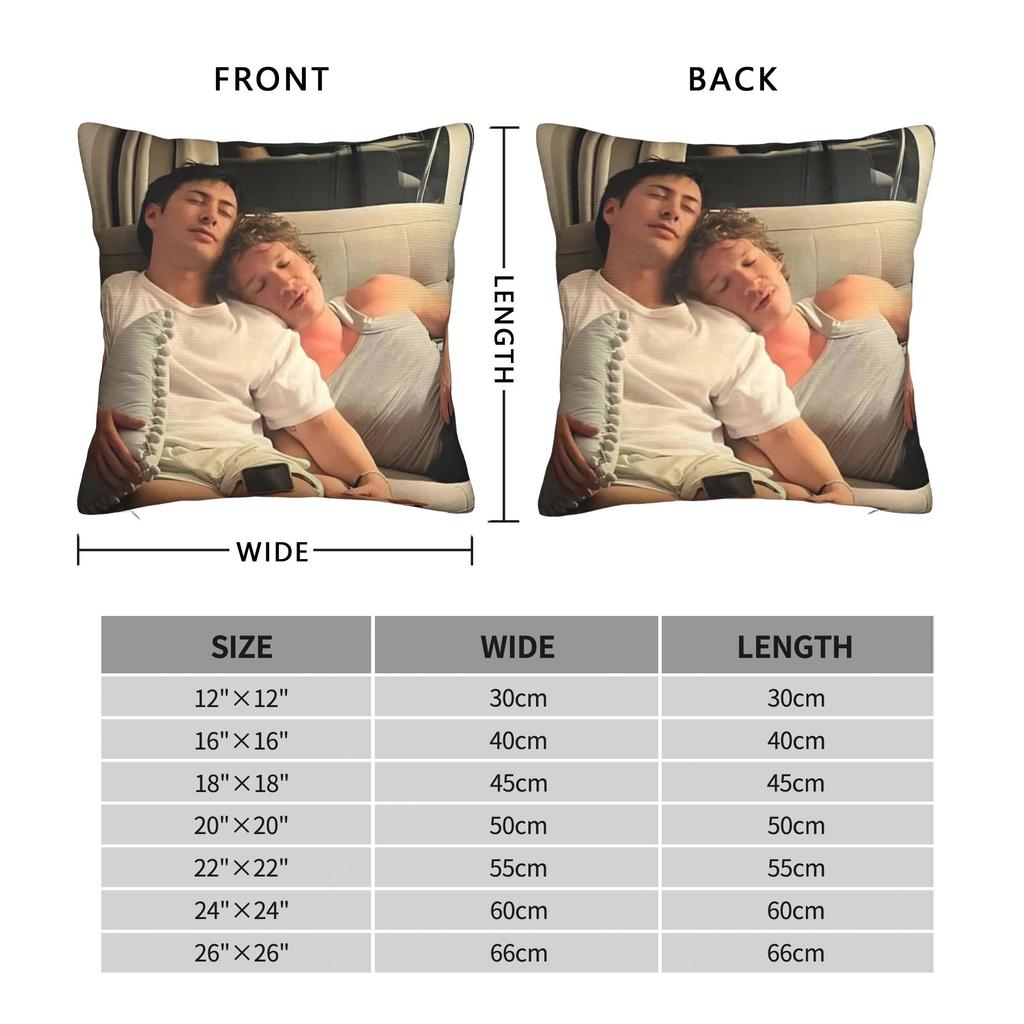 Heated Rivalry Square Pillow Case Hollanov Cushion Cover Fashion Zippered Decor Pillowcase For Home 45X45Cm