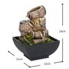 Tischbrunnen für den Innenbereich, Elegant mit pumpeplätscherndem Ornament, Kreativer Wasserbrunnen für Tischbar