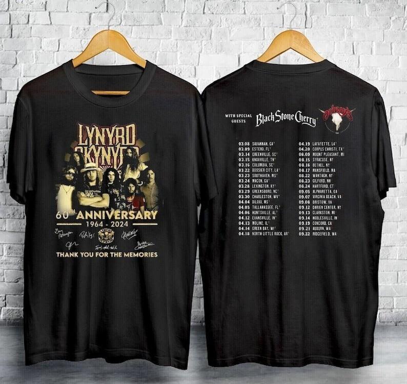 Lynyrd Skynyrd ZZ Top Tour 2024 TShirt Unisex Unisex T-Shirt L