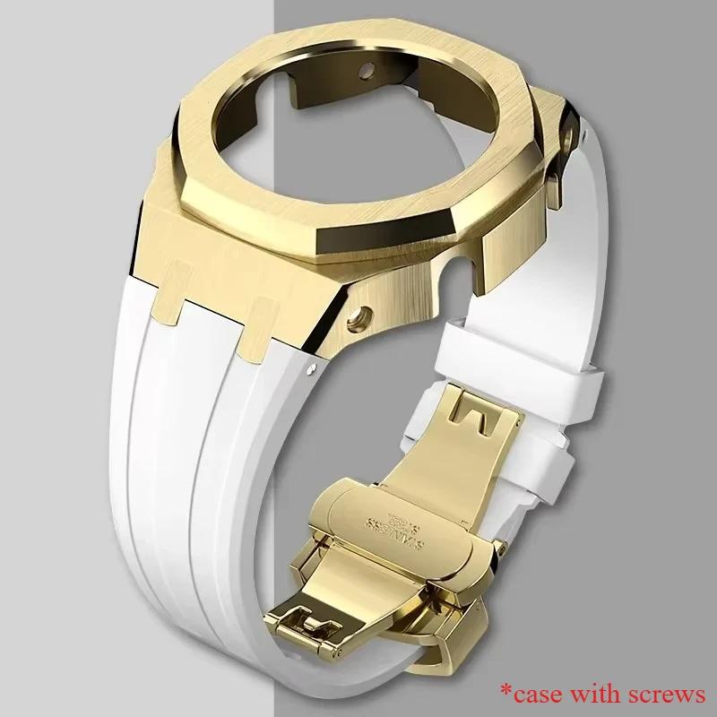 Gen4 Metal Case Bezel Frame GA2100 GAB2100 Casioak Mod Kit Modification Frame For GA2110 Metal Rubber Strap Accessory Wholesale