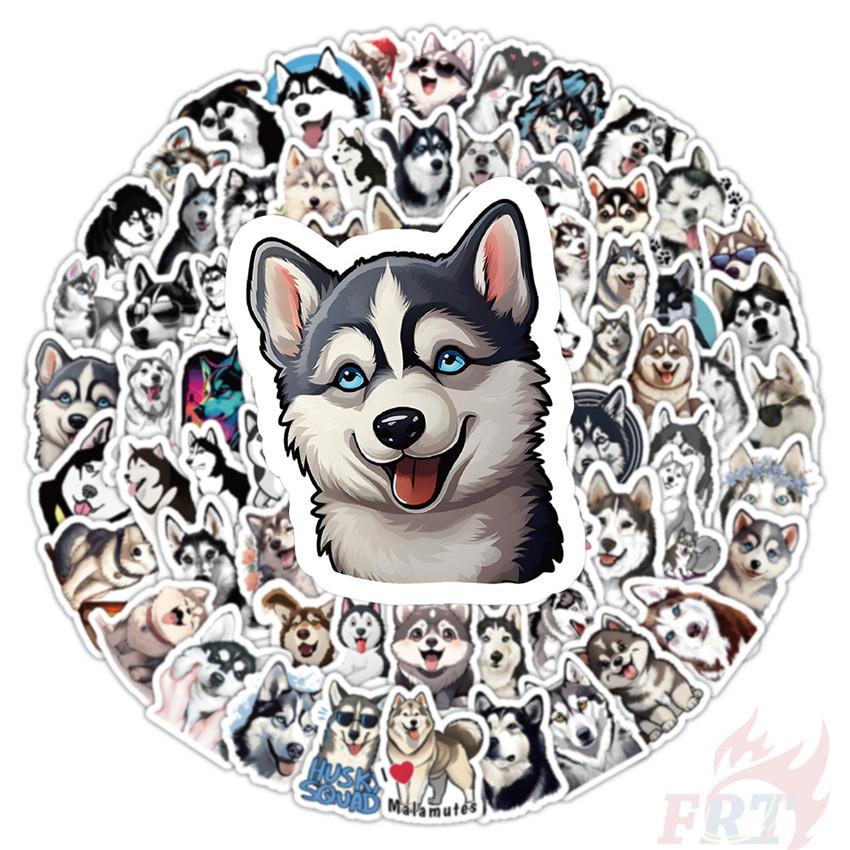 100Pcs/Set Husky Mini Pets Dogs Stickers DIY Fashion Decals Stickers