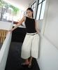 Oeni Dry Bermuda Pants_Cream
