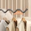 Single Pole Stainless Steel Coat Hanger Portable Simple Clotheshorse Folding Clothes Hanger