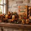 Farmhouse Style Seasonal Decor Christmas Highland Cow Advent Calendar, 24 Cute 3D Collectible Mini Thanksgiving Keepsake Gifts Figures, Holiday
