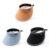 Sun Protection Wide Brim Cap With Adjustable Fit For Outdoor Beach And Cycling