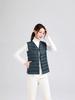 New Light Down Liner Vest Women's Collarless White Duck Down Warm Large Size Inner Vest