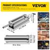 Sausage Stuffer Machine 7L Stainless Steel Sausage Filler Horizontal Manual Sausage Meat Stuffer Machine for Making Hot Dog Sausages Bratwurst