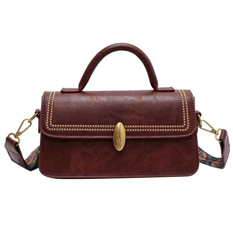 Премиальная текстура ретро маленькая сумка осень и зима новая сумка-мессенджер женская — фото 4