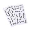 Transparent A6 Budget Planner Waterproof Money Saving Binder Money Organizer  School Stationery