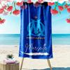 l'OM Logo Print Beach Towel, Large Soft Quick Dry Towel for Beach Camping Swimming