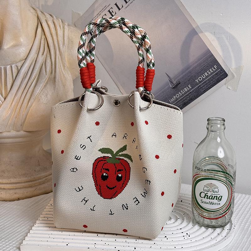 2025 Knitted Hollow-out Flower Handbag: Versatile, Large Capacity, Stylish Souvenir Gift